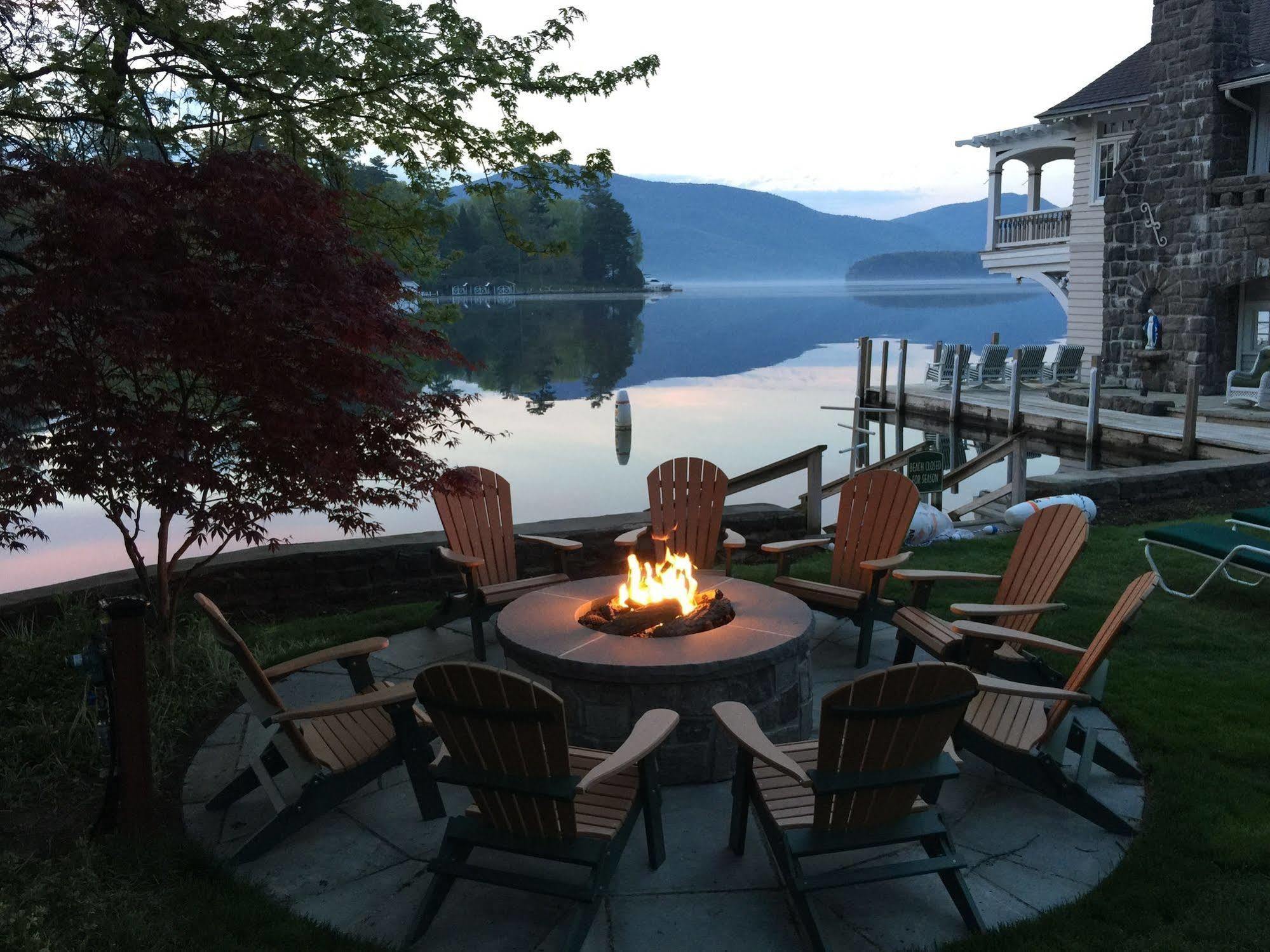 Lake George Boathouse Waterfront Lodging Bolton Landing Luaran gambar