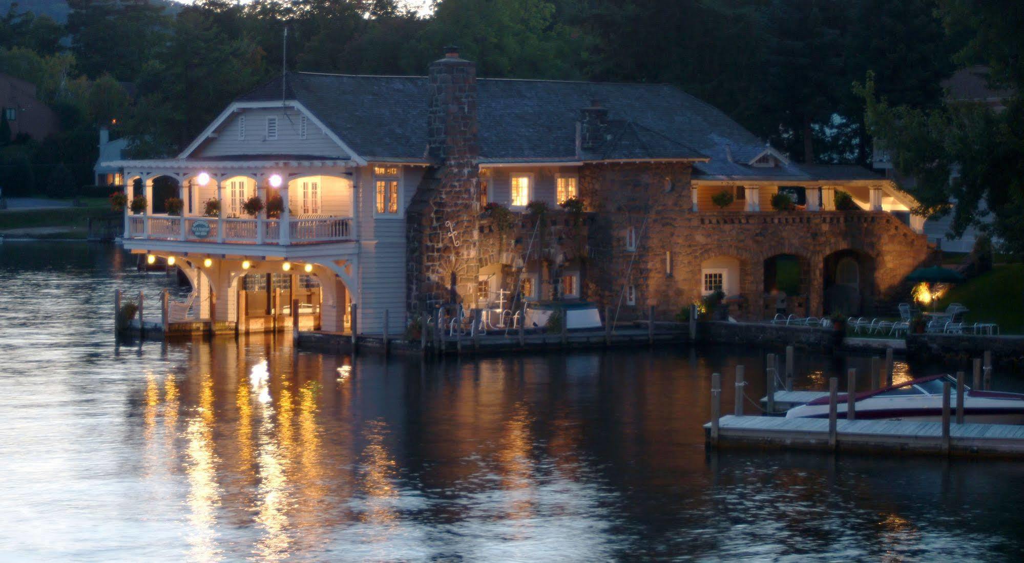 Lake George Boathouse Waterfront Lodging Bolton Landing Luaran gambar